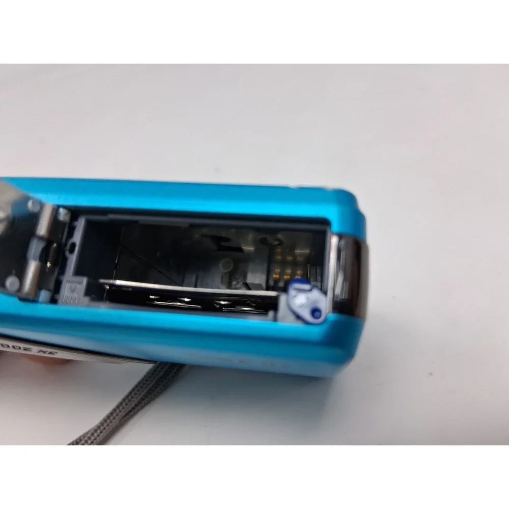 Samsung SL202 Digital Camera 10.2MP 3x Zoom Blue W Battery — TESTED & WORKING✅✅X